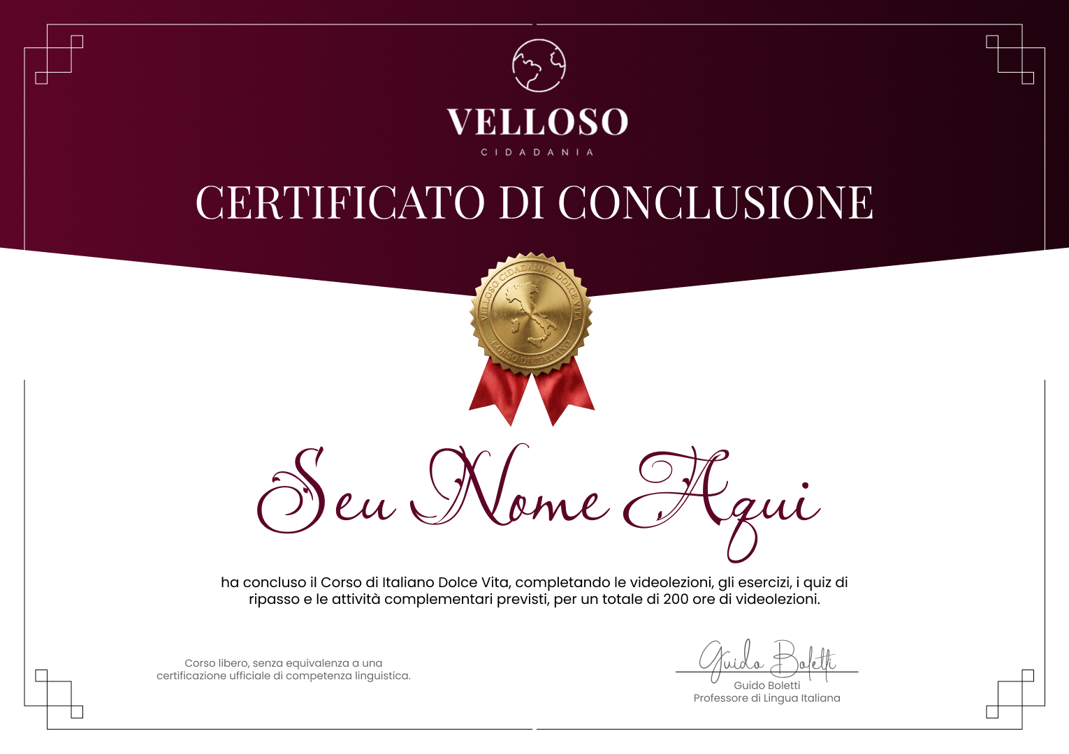 Curso de Italiano - Nova Oferta